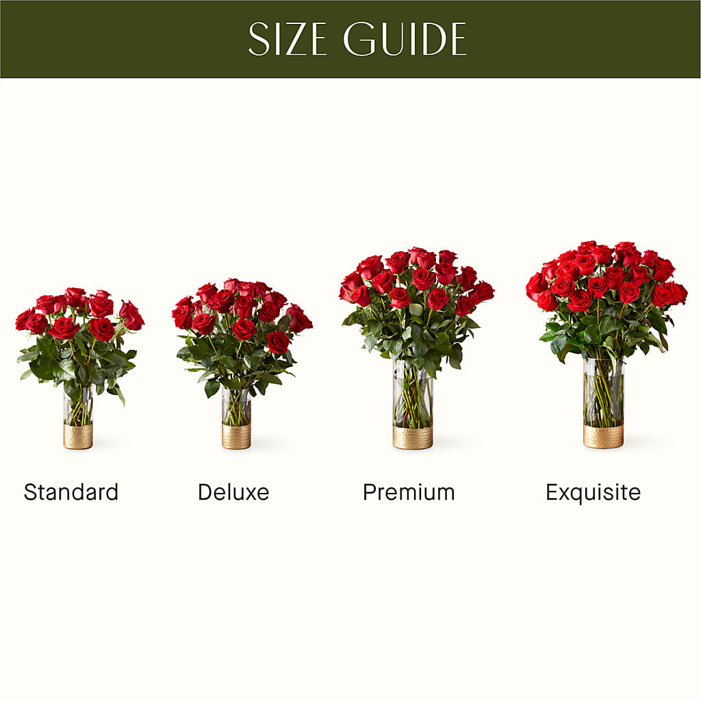 Classic Love Red Rose Bouquet –  Charlynda Fleuriste, Sherbrooke PQ