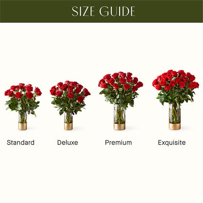 Classic Love Red Rose Bouquet –  Charlynda Fleuriste, Sherbrooke PQ