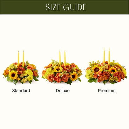 Autumn Harmony Centerpiece –  Charlynda Fleuriste, Sherbrooke PQ