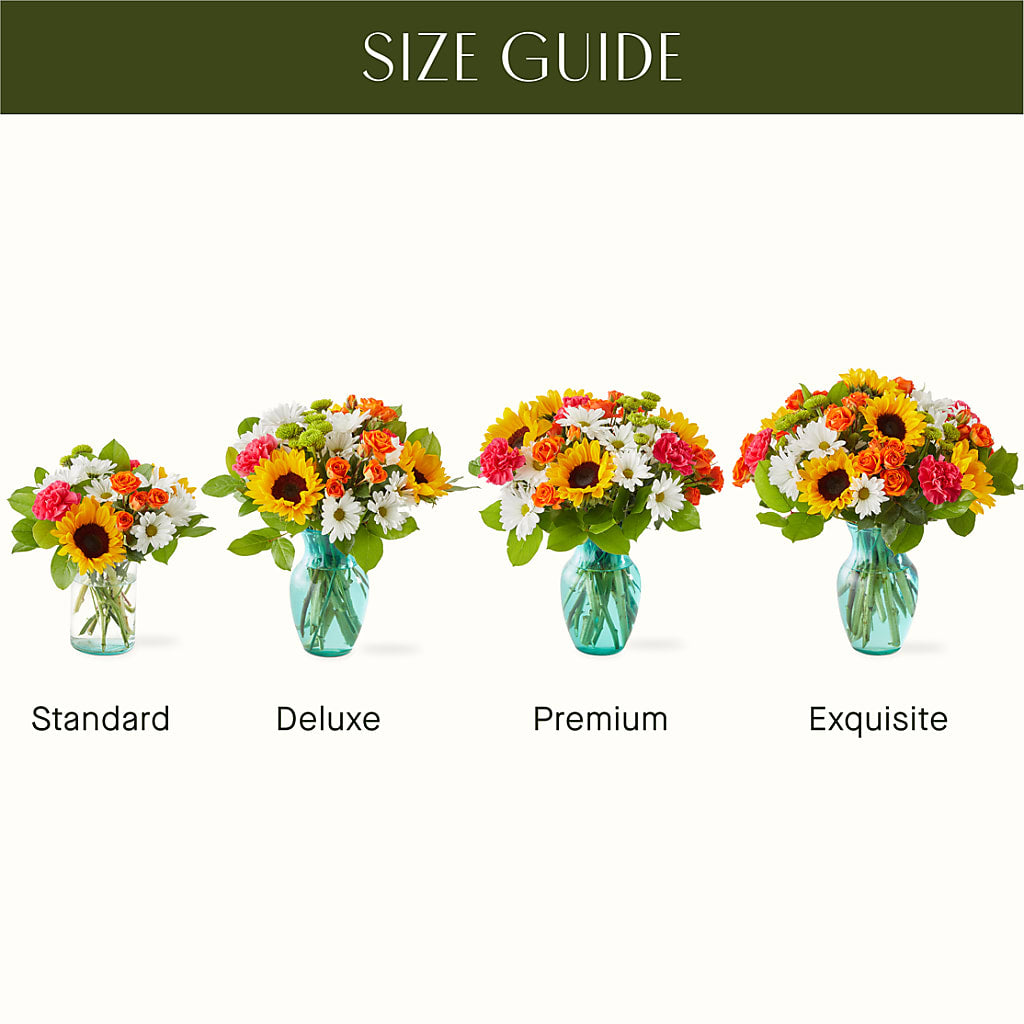 Sun-drenched Blooms Bouquet –  Charlynda Fleuriste, Sherbrooke PQ