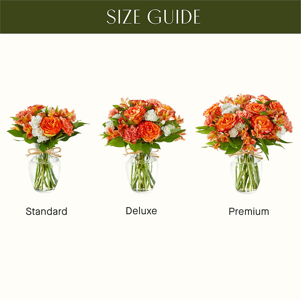 Apricot Glow Bouquet –  Charlynda Fleuriste, Sherbrooke PQ