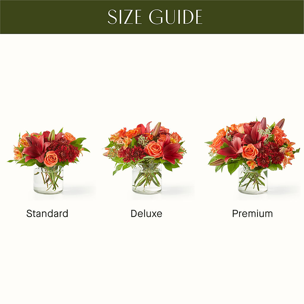 Crimson Leaves Bouquet –  Charlynda Fleuriste, Sherbrooke PQ