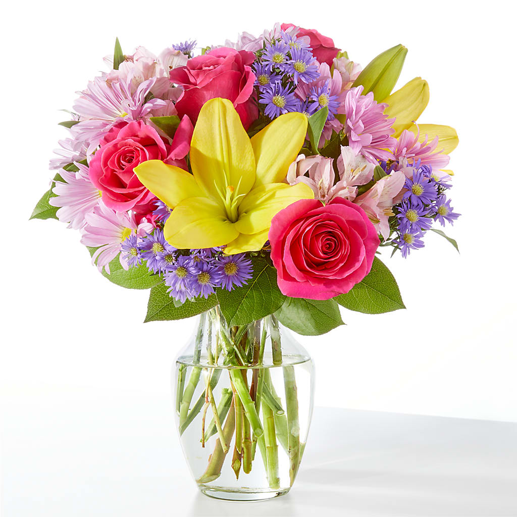 Bouquet de paillettes printanières