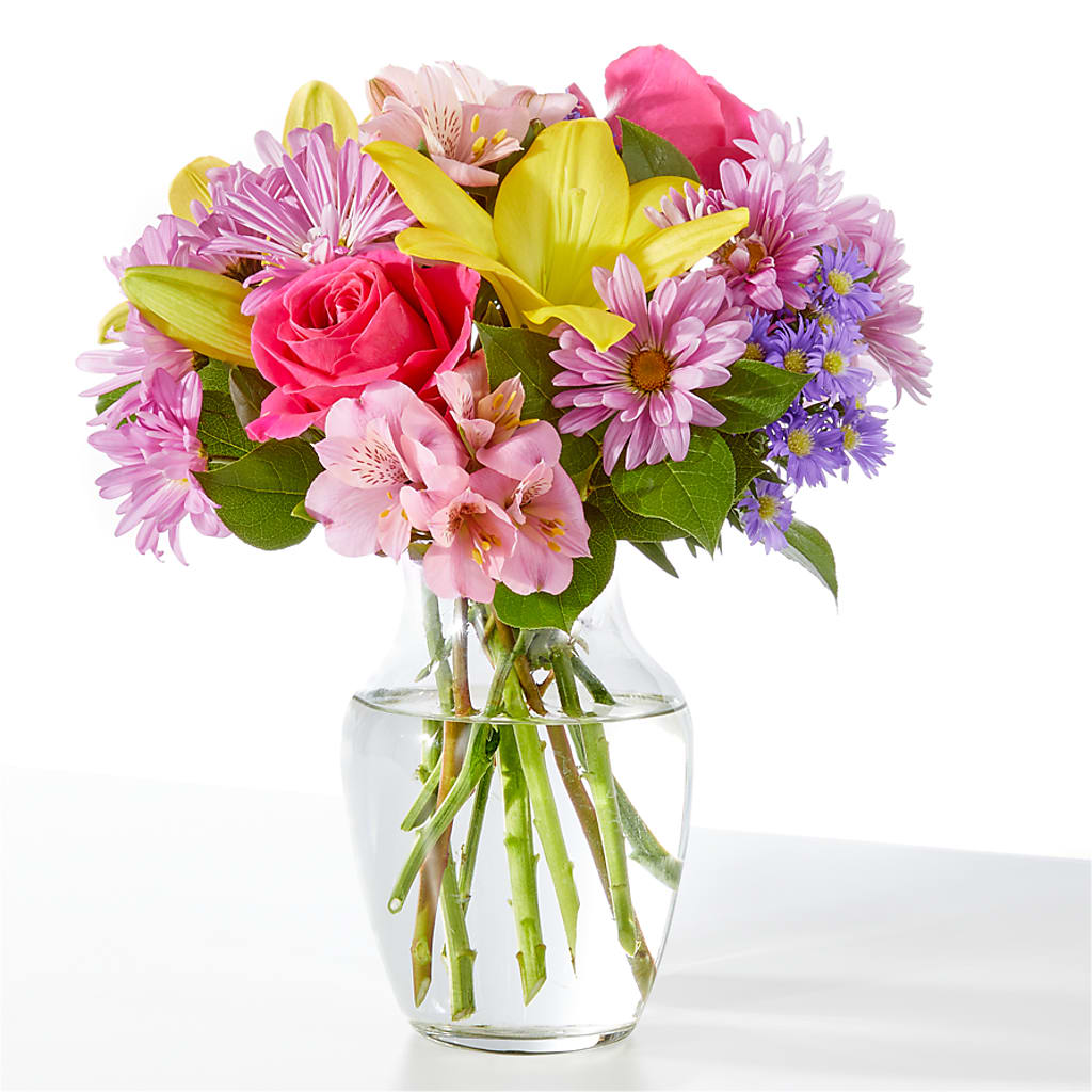 Bouquet de paillettes printanières