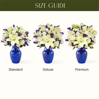 Sapphire Rush Bouquet –  Charlynda Fleuriste, Sherbrooke PQ