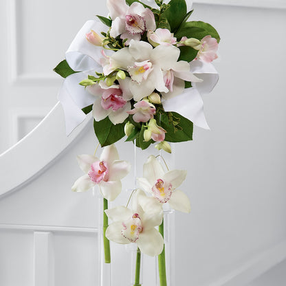 Perfect Entrance Pew Arrangement –  Charlynda Fleuriste, Sherbrooke PQ