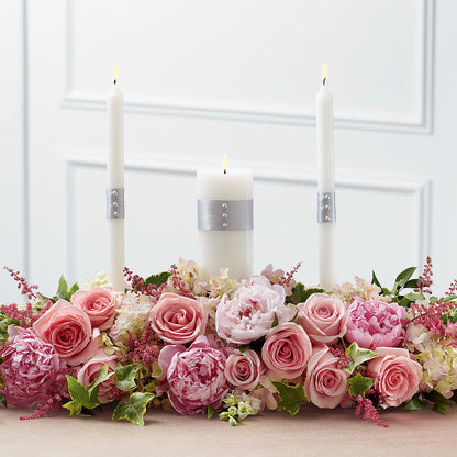 Worldwide Romance Unity Candle Arrangement –  Charlynda Fleuriste, Sherbrooke PQ