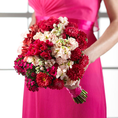 Pink Effervescence Bouquet –  Charlynda Fleuriste, Sherbrooke PQ
