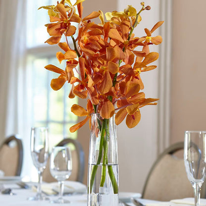 Orange Mokara Bud Vase –  Charlynda Fleuriste, Sherbrooke PQ
