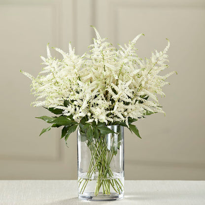 White Astilbe Bouquet –  Charlynda Fleuriste, Sherbrooke PQ